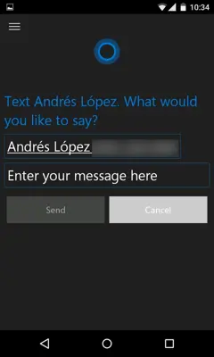 Cortana android App screenshot 0