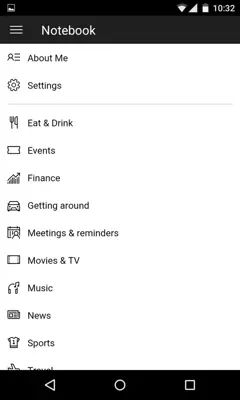 Cortana android App screenshot 2