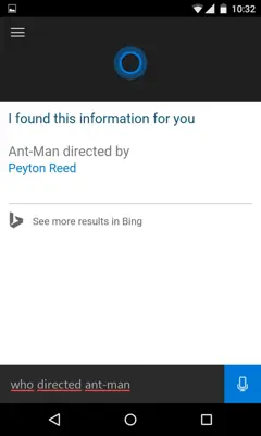 Cortana android App screenshot 3