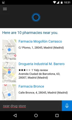 Cortana android App screenshot 4
