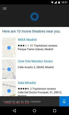 Cortana android App screenshot 5