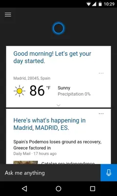 Cortana android App screenshot 7